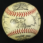 1980 San Francisco Giants Team Signed Baseball w/ 20 Signatures Including Vida Blue, Jack Clark, John Montefusco & More (JSA)