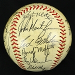 1980 San Francisco Giants Team Signed Baseball w/ 20 Signatures Including Vida Blue, Jack Clark, John Montefusco & More (JSA)