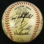 1980 San Francisco Giants Team Signed Baseball w/ 20 Signatures Including Vida Blue, Jack Clark, John Montefusco & More (JSA)