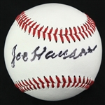1990s Joe Hauser Philadelphia Athletics Signed Baseball (JSA)