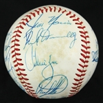 1980 Texas Rangers Team Signed OAL MacPhail Baseball w/ 19 Signatures Including Fergie Jenkins, Buddy Bell, Rusty Staub & More (JSA)