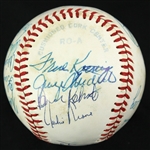 1980 Texas Rangers Team Signed OAL MacPhail Baseball w/ 19 Signatures Including Fergie Jenkins, Buddy Bell, Rusty Staub & More (JSA)