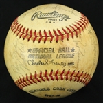 1978 New York Mets Team Signed ONL Feeney Baseball w/ 23 Signatures Including Joe Torre, Pat Zachry, Jerry Koosman, Joel Youngblood & More (JSA)