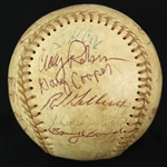 1977-78 Atlanta Braves Team Signed ONL Feeney Baseball w/ 26 Signatures Including Bobby Cox, Glenn Hubbard, Joe Nolan, Biff Pocoroba & More (JSA)