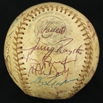 1977-78 Atlanta Braves Team Signed ONL Feeney Baseball w/ 26 Signatures Including Bobby Cox, Glenn Hubbard, Joe Nolan, Biff Pocoroba & More (JSA)