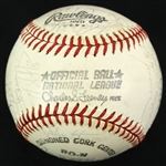 1979 New York Mets Team Signed ONL Feeney Baseball w/ 27 Signatures Including Joe Torre, Mike Scott, Ed Kranepool & More (JSA)