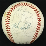 1979 New York Mets Team Signed ONL Feeney Baseball w/ 27 Signatures Including Joe Torre, Mike Scott, Ed Kranepool & More (JSA)