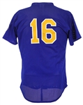 1980's-90's Milwaukee Brewers Apparel Collection - Lot of 2 w/ #16 Batting Practice Jersey & Robin Yount Undershirt (MEARS LOA)