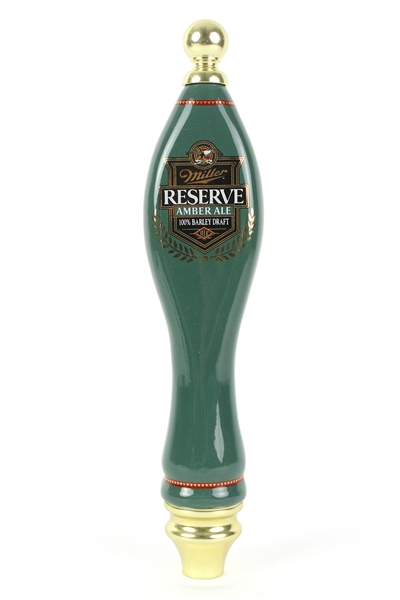 2014 Miller Reserve Amber Ale 100% Barley Draft Beer Tapper