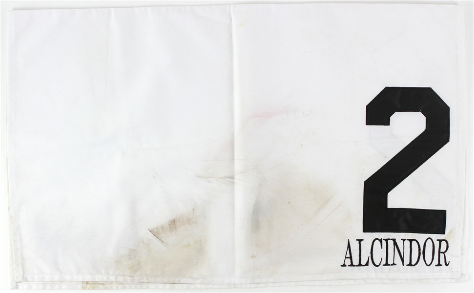2010 Alcindor Race Horse Race Worn #2 Saddle Cloth (MEARS LOA)
