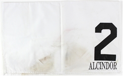 2010 Alcindor Race Horse Race Worn #2 Saddle Cloth (MEARS LOA)