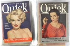 1950-53 Quick Weekly News Magazine Collection - Lot of 118 Issues