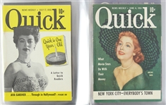 1950-53 Quick Weekly News Magazine Collection - Lot of 118 Issues