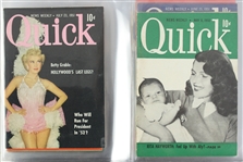 1950-53 Quick Weekly News Magazine Collection - Lot of 118 Issues