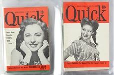 1950-53 Quick Weekly News Magazine Collection - Lot of 118 Issues