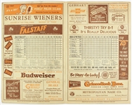 1951 (August 19) Eddie Gaedel St. Louis Browns Sportsman's Park Unscored Game Program