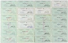 1971-80 Allan "Bud" Selig Milwaukee Brewers Signed Check Collection - Lot of 50 (JSA)