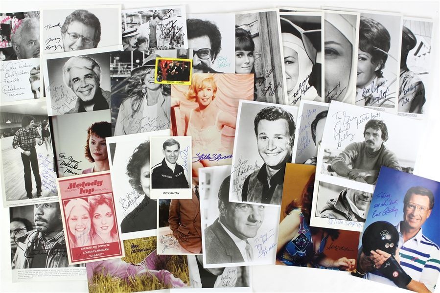 1960s-90s Hollywood & Sports Signed Collection - Lot of 73 w/ Billie Jean King, Danny DeVito, Andre Agassi, Richard Roundtree & More (JSA)