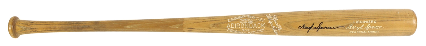 1958-60 Daryl Spencers Giants/Cardinals Signed Adirondack Personal Model Bat (MEARS LOA/JSA)