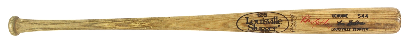 1980 Ron LeFlore Montreal Expos Signed Louisville Slugger Professional Model Game Used Bat (MEARS LOA/JSA)