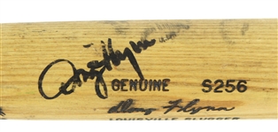 1980-83 Doug Flynn Mets/Expos Signed Louisville Slugger Professional Model Game Used Bat (MEARS LOA/JSA)