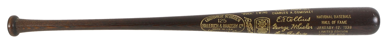 1939 MLB Hall of Fame Induction Class H&B Louisville Slugger Commemorative Bat 446/500