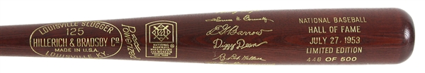 1953 Hall of Fame Induction Class H&B Louisville Slugger Commemorative Bat 446/500 
