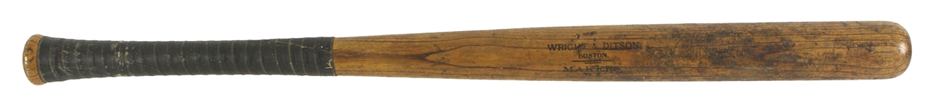 1905-10 Napoleon Lajoie Cleveland Naps Wright & Ditson Makers No. 5 Professional Model Bat (MEARS Authentic / PSA/DNA)