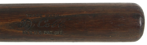 1921-31 Ty Cobb Tigers/Athletics H&B Louisville Slugger Professional Model Bat (MEARS A5 & PSA/DNA) 