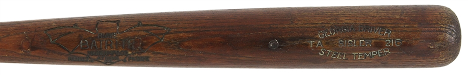 1920s George Sisler Browns/Braves Batrite Professional Model Bat (MEARS A5 & PSA/DNA)