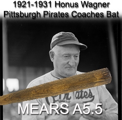 1921-31 Honus Wagner Post Career H&B Louisville Slugger Professional Model Bat (MEARS A5.5 & PSA/DNA)