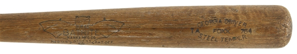 1930-1938 Jimmy Foxx Burke Batrite Professional Model / Pro Stock Bat (MEARS A4.5 / PSA/DNA Hologram)
