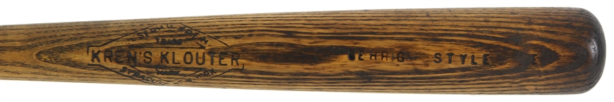 1930s Lou Gehrig New York Yankees Krens Klouter Model Bat (MEARS Authentic & PSA/DNA) Post-H&B Lawsuit