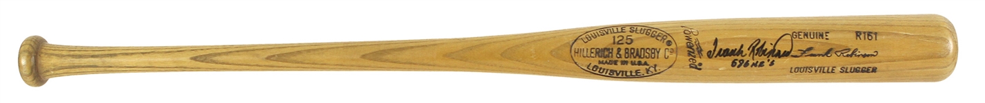 1977-79 Frank Robinson Signed H&B Louisville Slugger Professional Model Post Career/Coaches Bat (MEARS A7/JSA & PSA/DNA)