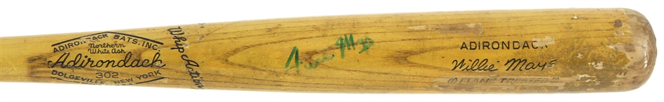 1961-67 Willie Mays San Francisco Giants Adirondack Professional Model Bat (MEARS A4 & PSA/DNA)