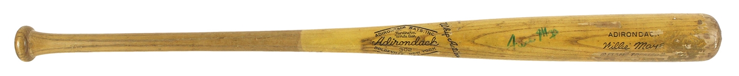 1961-67 Willie Mays San Francisco Giants Adirondack Professional Model Bat (MEARS A4 & PSA/DNA)