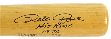 1976 Pete Rose Cincinnati Reds Signed H&B Louisiville Slugger Gift Shop Bat (MEARS A5/JSA)