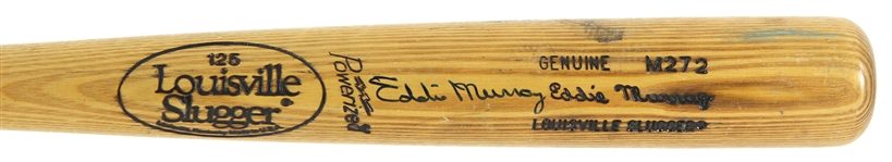 1986-89 Eddie Murray / Los Angeles Dodgers Signed Louisville Slugger Professional Model Game Used Bat (MEARS A7/JSA)