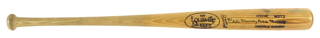 1986-89 Eddie Murray / Los Angeles Dodgers Signed Louisville Slugger Professional Model Game Used Bat (MEARS A7/JSA)