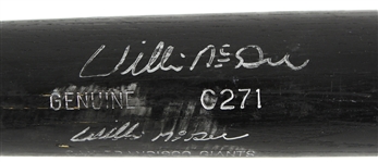 1991-94 Willie McGee San Francisco Giants Signed Louisville Slugger Professional Model Game Used Bat (MEARS LOA/JSA)