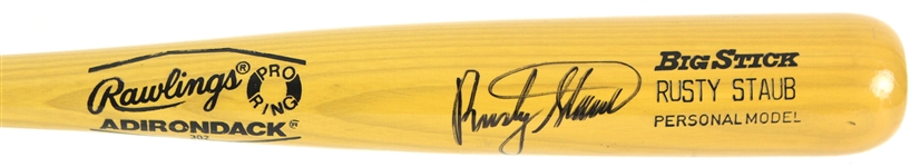 1983-85 Rusty Staub New York Mets Signed Rawlings Adirondack Professional Model Bat (MEARS LOA/JSA)