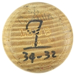 1997 Vinny Castilla Colorado Rockies Signed Rawlings Professional Model Game Used Bat (MEARS LOA/JSA)