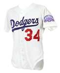 1987 Fernando Valenzuela Los Angeles Dodgers Game Worn Home Jersey (MEARS A10)