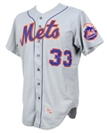 1972-74 Ray Sadecki New York Mets Game Worn Road Jersey (MEARS LOA) First Year Knit