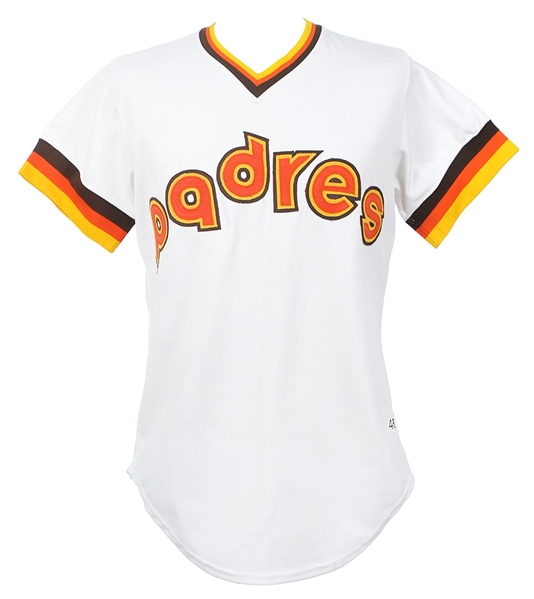 1983 Tim Lollar San Diego Padres Game Worn Home Jersey (MEARS LOA)
