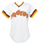 1983 Tim Lollar San Diego Padres Game Worn Home Jersey (MEARS LOA)