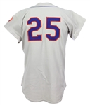 1975 Del Unser New York Mets Game Worn Road Jersey (MEARS LOA)