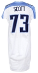 2010 Jake Scott Tennessee Titans Road Jersey (MEARS LOA)