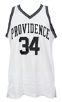 1993-94 Michael Smith Providence Friars Game Worn Home Jersey & Male Athlete of the Year Plaque (MEARS LOA)