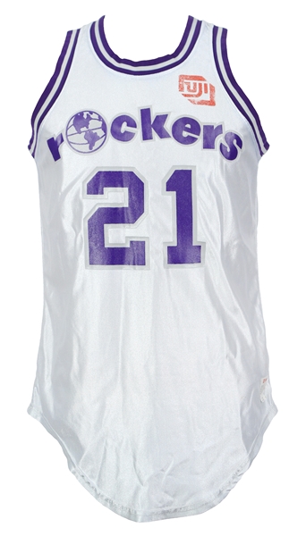 1990 John Starks Memphis Rockers WBL Game Worn Jersey (MEARS LOA)